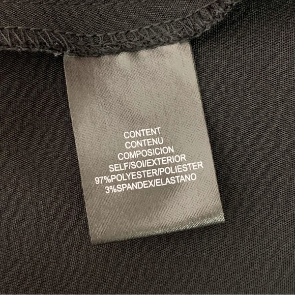 WAYF Women's Cowl Neck Black Sleeveless Asymmetrical Top Size XL - Picture 14 of 14